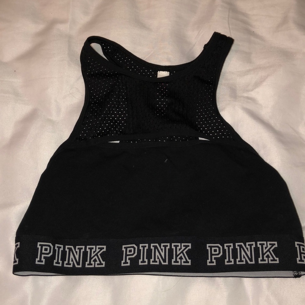 Black PINK sports bra